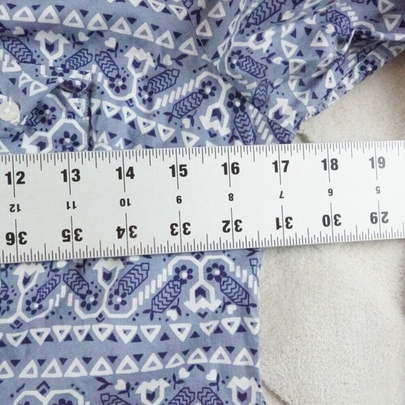 Levi's Shirt Dress Womens Extra Small Long Sleeve Western Southern Print Cowgirl - Picture 8 of 14